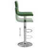 vidaXL Bar Stool Set of 2 Dark Green