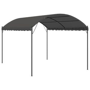 vidaXL Canopy Anthracite and black Steel Large Durable Canopy
