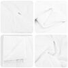 vidaXL Summer Duvet with Pillow 2 pcs White Down Feather