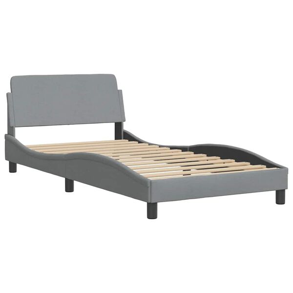 vidaXL Bed Frame Light grey