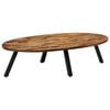 vidaXL Coffee Table Natural Wood Reclaimed Teak Wood 47.2 x 23.6 x 11.8 in