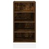 vidaXL Bottom Cabinet Smoked oak Engineered wood Medium Adjustable Feet