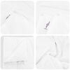 vidaXL 2-in-1 Duvet with Pillow 2 pcs White Down Feather