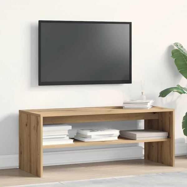 vidaXL TV Cabinet Artisan Oak Engineered Wood Medium TV Cabinet