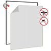vidaXL Insect Screen White frame, Black mesh