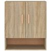 vidaXL Wall Cabinet Sonoma oak Engineered wood Medium Wall Cabinet