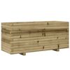vidaXL Garden Planter Brown Impregnated solid pinewood Medium Durable