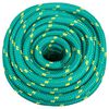 vidaXL Boat Rope Green 0.79 " 82.0 ' Polypropylene