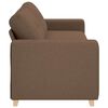 vidaXL Sofa Brown 87.01 x 30.71 x 31.50 in Fabric