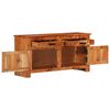 vidaXL Sideboard Brown 39.4" x 11.8" x 19.7" solid acacia wood