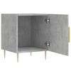 vidaXL Bedside Cabinet Set of 2 Concrete Grey Engineered wood