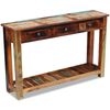 vidaXL Console Table Multicolor Reclaimed wood Large Console Table
