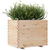 vidaXL Garden Planter Natural wood Solid pine wood Large