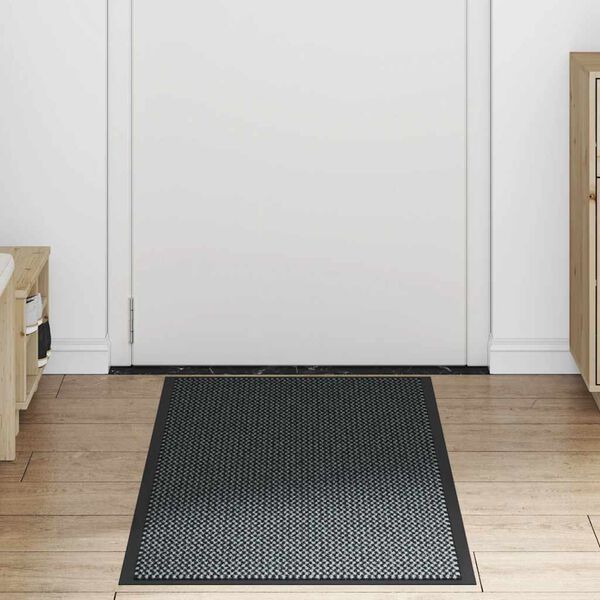 vidaXL Doormat Anthracite Polypropylene 23.6 x 59.1 in Non-slip