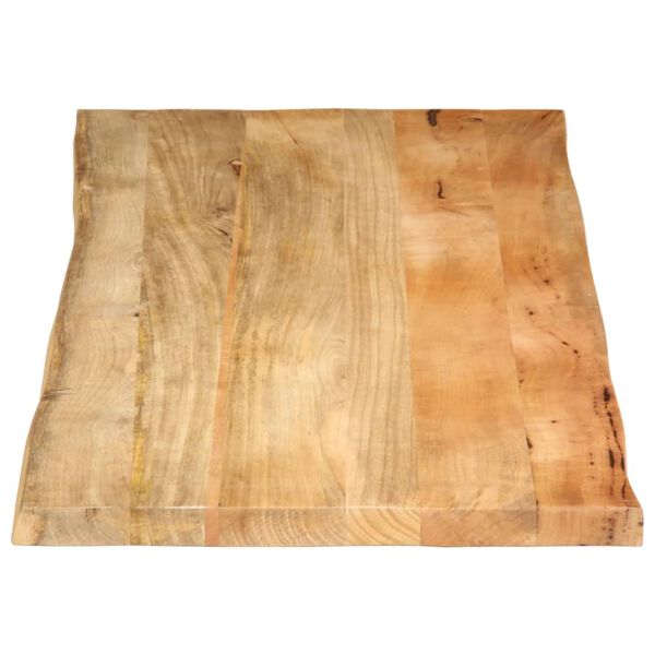 vidaXL Table Top 55.1"x23.6"x1.5" Live Edge Solid Wood Mango