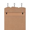 vidaXL Coat Rack Multicolor MDF board 47.2x15.7 in Coat Rack