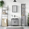 vidaXL Bathroom Furniture Set Grey sonoma