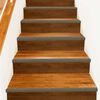 vidaXL Stair Nosings 10 pcs Brown 26.38 x 1.18 x 0.79 in Aluminium
