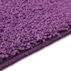 vidaXL Anti-slip Bath Mat Purple 23.6" x 35.4" PP