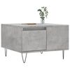 vidaXL Coffee Table Concrete Grey Engineered Wood, Metal Medium