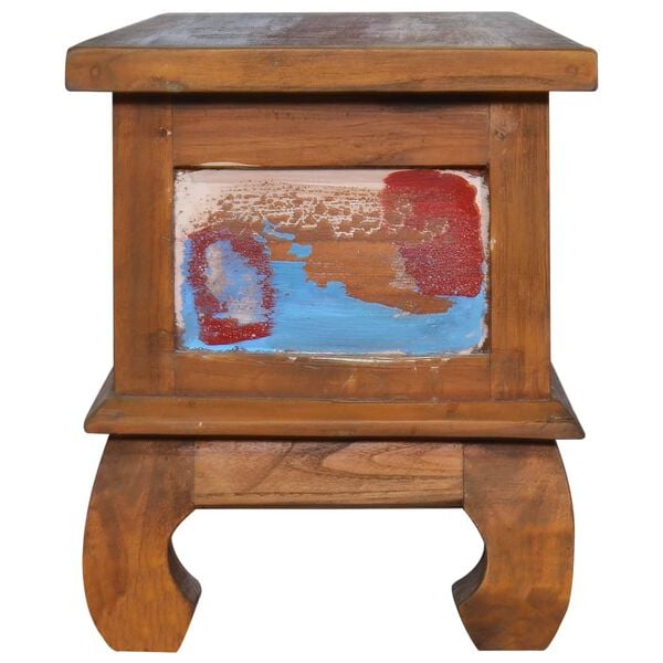 vidaXL TV Cabinet Multicolor Reclaimed teak wood Medium TV Cabinet