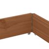 vidaXL Garden Planter Brown Solid Pine Wood 59.1x39.4 in Foldable