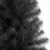 vidaXL Christmas Tree with 300 LEDs with Stand Black 70.9" PVC