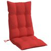 vidaXL Highback Chair Cushion Set of 4 Red Oxford fabric (100% polyester)