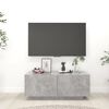 vidaXL TV Cabinet Concrete Grey Engineered Wood Standard TV Cabinet