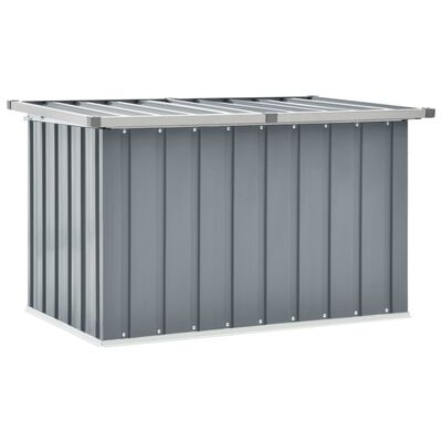 vidaXL Patio Storage Box Gray 42.9"x26.4"x25.6"