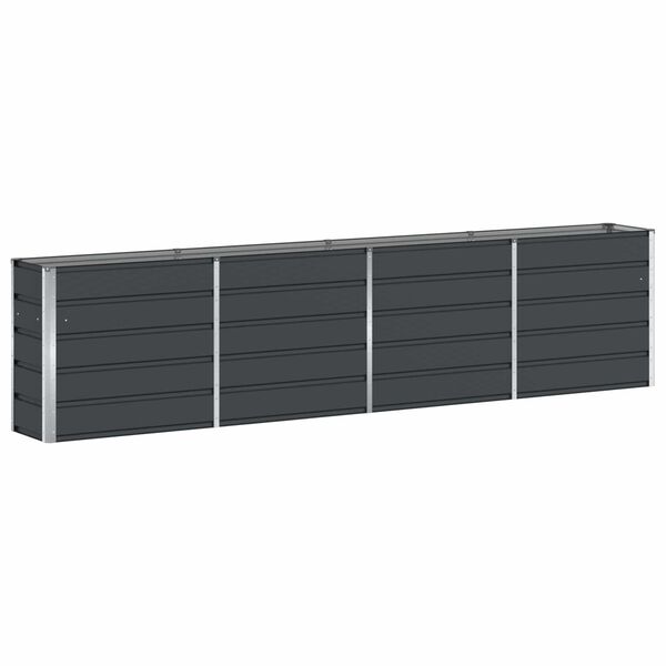 vidaXL Planter Anthracite 160 x 40 x 75 cm Steel