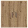 vidaXL Wall Cabinet Artisan oak Engineered wood Medium Wall mounting