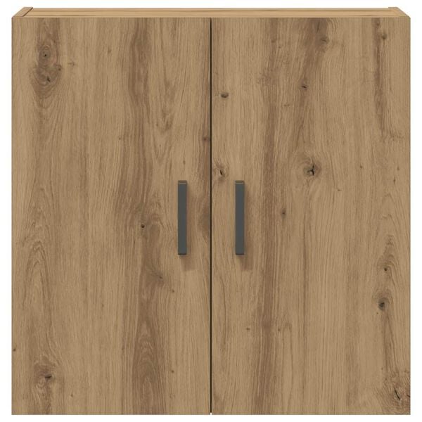 vidaXL Wall Cabinet Artisan oak Engineered wood Medium Wall mounting