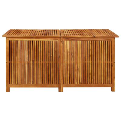 vidaXL Patio Storage Box 59.1"x31.5"x29.5" Solid Acacia Wood