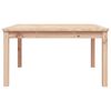vidaXL Garden Table Natural Wood Solid Pine Wood Large Durable
