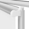 vidaXL Roller Blind White 100% polyester 51.2x82.7 in