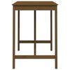 vidaXL Bar Table Honey Brown Solid Pine Wood Medium Durable Bar Table