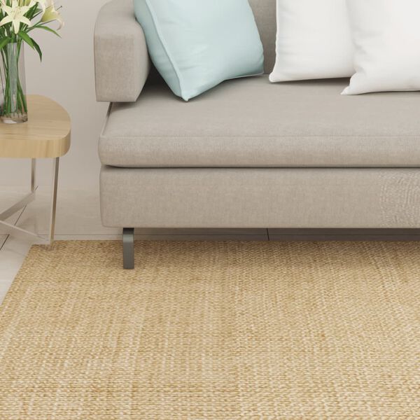 vidaXL Rug Natural 100% Sisal 31.5 x 59.1 in Rug Rectangular