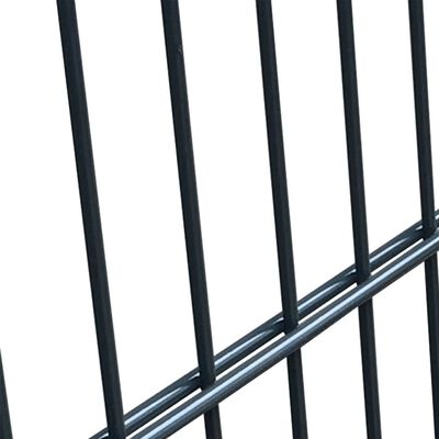 vidaXL 2D Fence Gate (Single) Anthracite Gray 41.7" x 90.6"