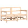 vidaXL Garden Lounge Set Natural Pine Solid Pine Wood Large Modular