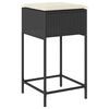 vidaXL Garden Bar Set Black