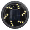 vidaXL Solar Ground Light Set of 4 Black ABS plastic and PP plastic
