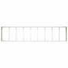 vidaXL Planter White Cold-rolled steel Large Durable Planter