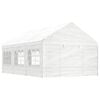 vidaXL Gazebo with Roof White 21.9'x13.4'x10.6' Polyethylene