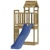 vidaXL Outdoor Playset Pine, Blue Pressure-treated pine wood, Polypropylene