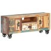 vidaXL TV Cabinet Multicolored Solid reclaimed wood and cast iron Large