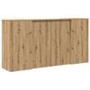 vidaXL Reception Desk Artisan Oak Engineered Wood Large Reception Desk