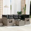 vidaXL Garden Sofa Set Light grey
