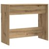 vidaXL Console Table Artisan oak Engineered wood Standard Console Table