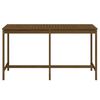 vidaXL Garden Table Honey brown Solid pine wood Large Durable